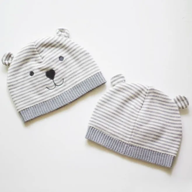 Baby Winter warme Strickmütze Säugling Kleinkind Kind häkeln Beanie Baumwolle schöne Mütze