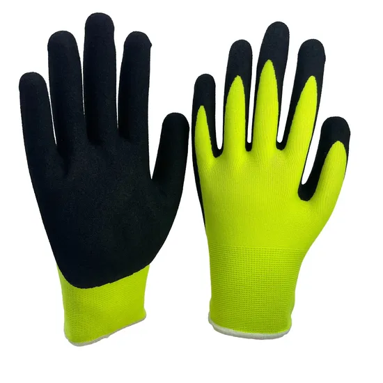 Blaue Nitrilhandschuhe Sicherheit Industriearbeitshandschuh Fabrik Schutzhandschuhe Industrie
